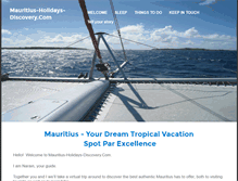 Tablet Screenshot of mauritius-holidays-discovery.com